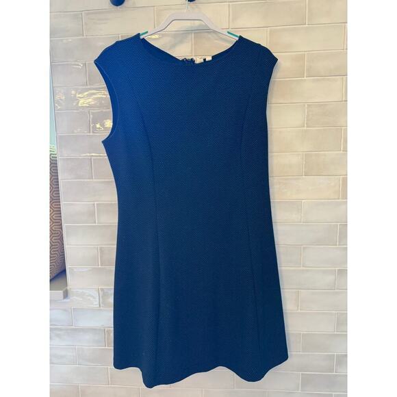 GAP Dress Womens Black White Polka Dot Fit & Flare Dress Retro Size 14 - Picture 2 of 4